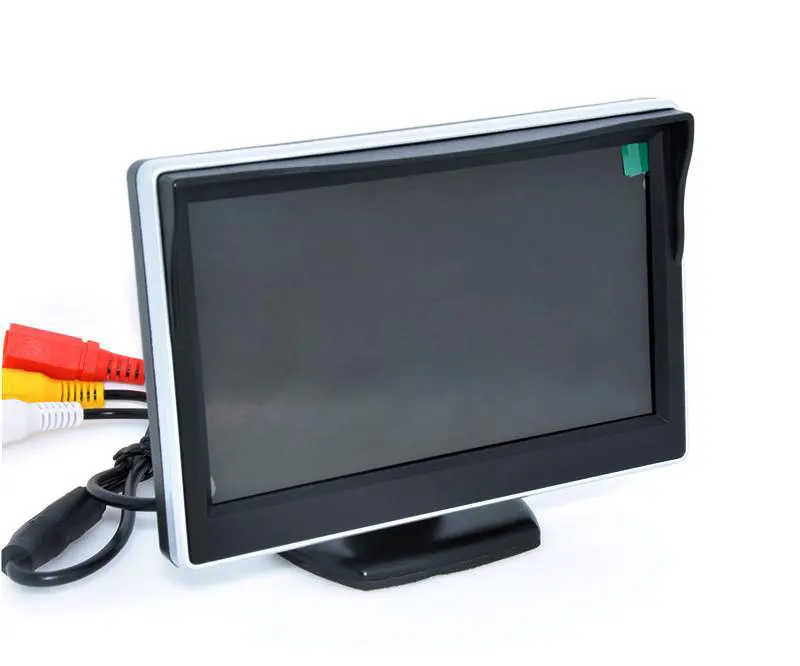 2 в 1 автомобильная Система помощи при парковке 5 &quotTFT LCD Автомобильный монитор + 4LED