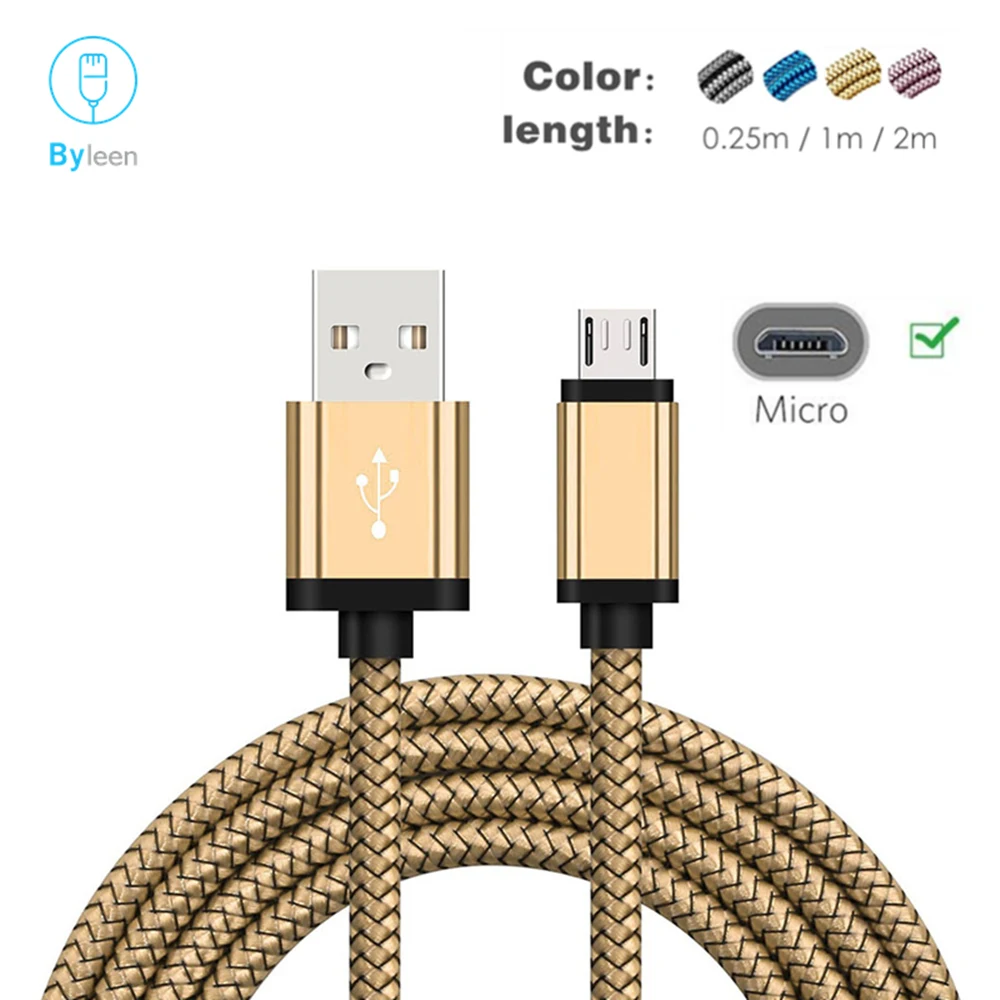 

Micro USB 2.0 Data Sync & Fast Charging Cable for Samsung Galaxy S7 S6 Edge Tab A T280 T350 T351 T355 T550 T580 T585 Tab E T377