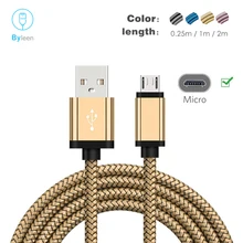 Micro USB 2,0 кабель для синхронизации данных и быстрой зарядки для Samsung Galaxy S7 S6 Edge Tab A T280 T350 T351 T355 T550 T580 T585 Tab E T377(China)