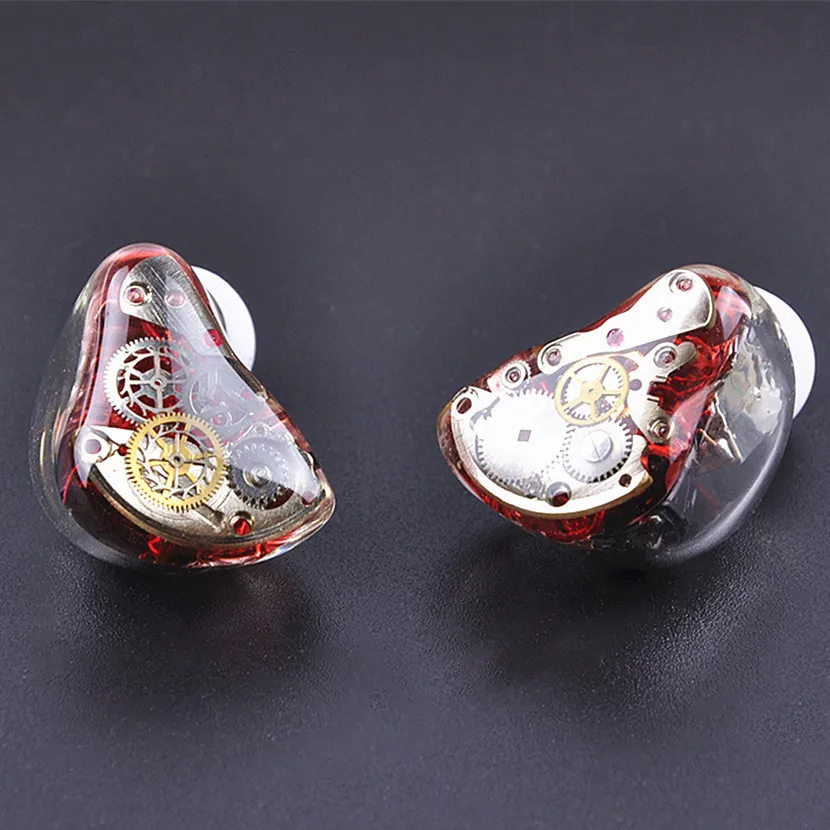 Wooeasy 3BA+1DD Gear in Ear Earphone Custom Made Hybrid Around Ear Earphone With MMCX Plated Earphone