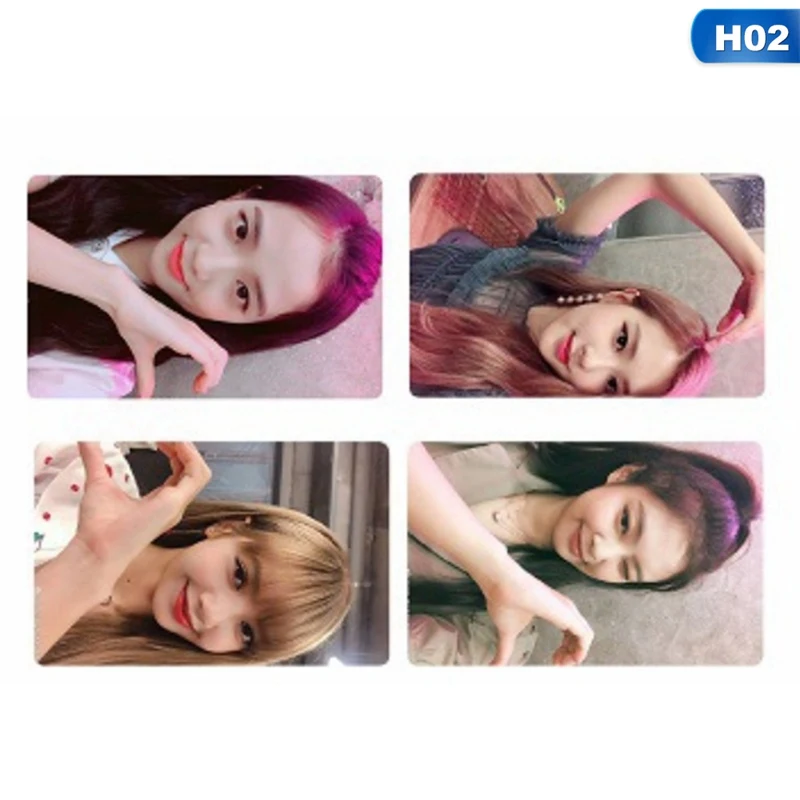 KPOP BlackPink GOT7 TWICE IZONESEVENTEEN фото карта прозрачные фотографии скраб карты Ins прозрачные открытки оптом новые