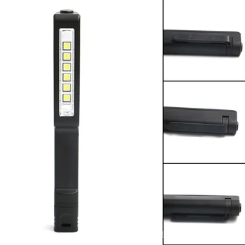 

Super Bright Light LED Flashlight Portable Mini Torch Lanterna Flashlight Built-In Magnets Emergency Work Lighting LED Pen