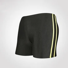 Мужские Купальники быстросохнущие боксеры в полоску, Шорты для плавания, дышащие мужские плавки, одежда для купания