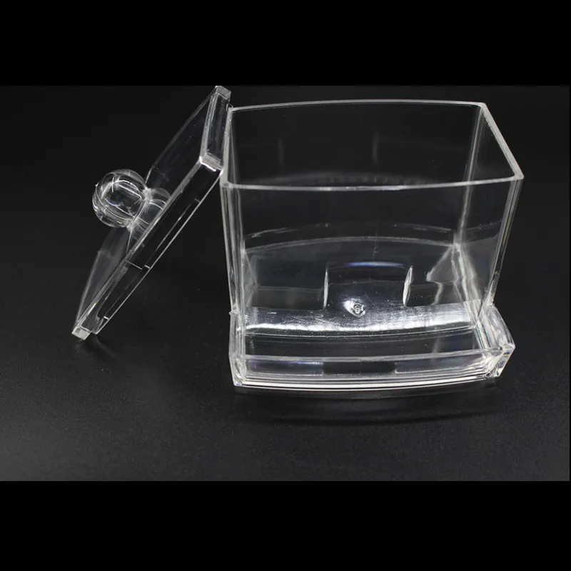 Cotton Swab Holder Storage Makeup Organizer Cosmetics Plastic Swab Container (19)