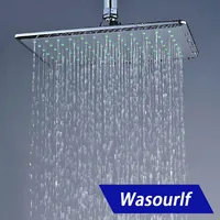 WASOURLF дождь насадки для душа настенный блюдо душ квадратный экономии воды хромированный верхний душ ванная комната