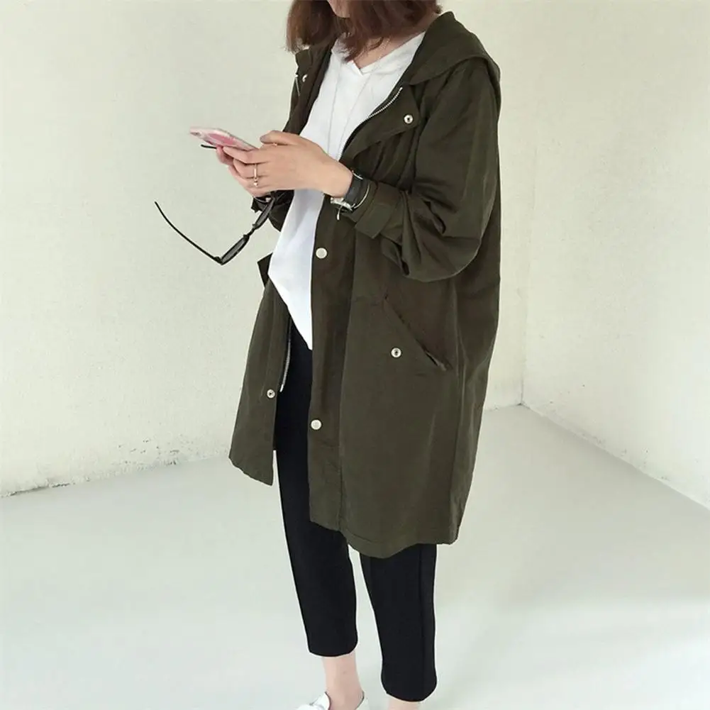 Korean Fashion England Style Spring Autumn Loose Type Jacket Outwear