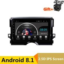 " 2.5D ips Android 8,1 автомобильный DVD мультимедийный плеер gps для Toyota Reiz Mark x 2010 2011 2012- аудио Радио Стерео навигация