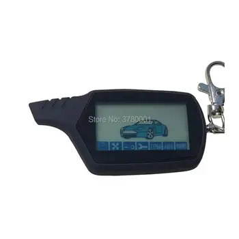 

Top Quality A91 2-way LCD Remote Control Key Fob Keychain for Russian Vehicle Security Two Way Car Alarm System Starline A91