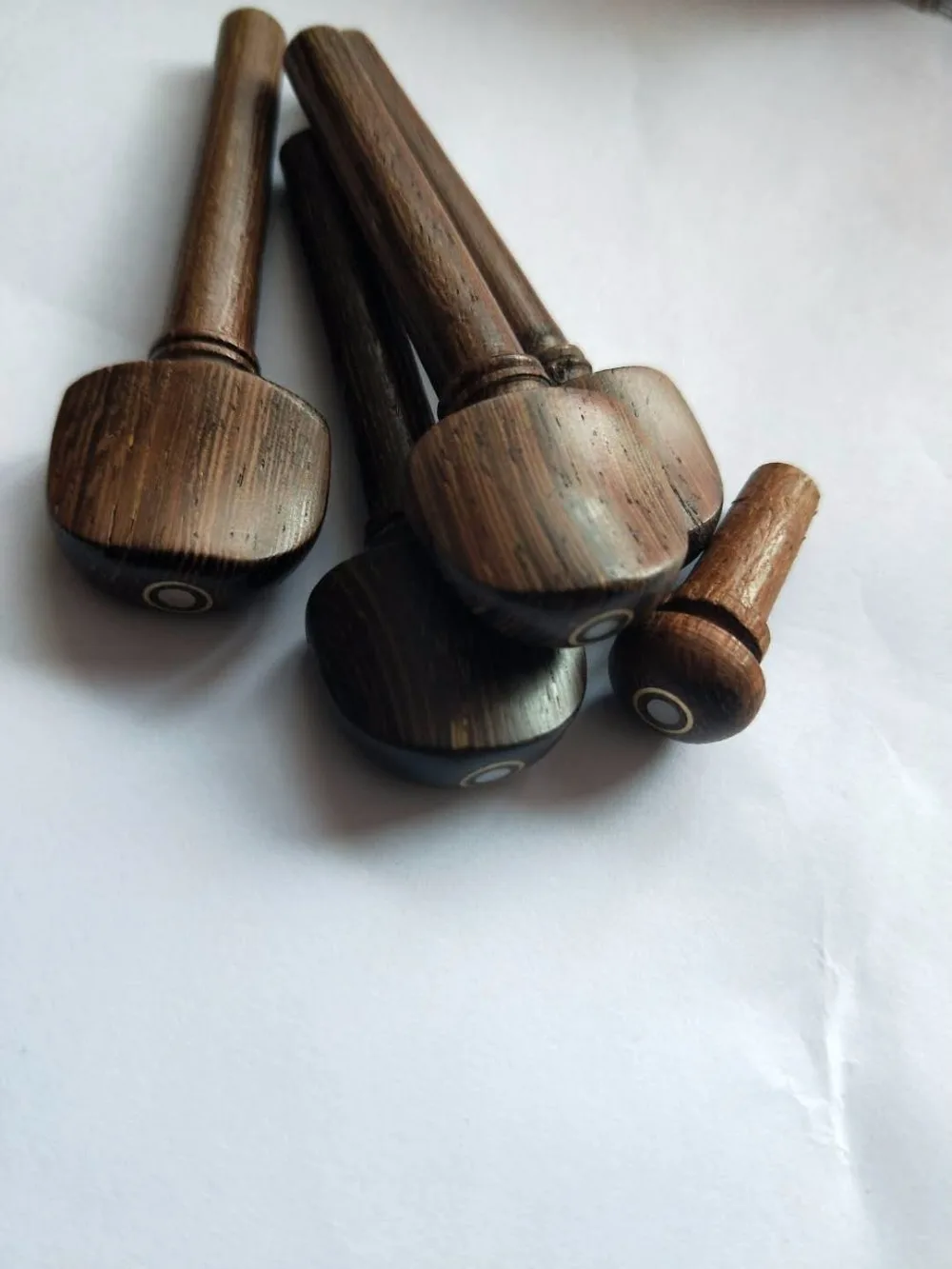 

1 Set Violin pegs wenge pegs including 4 pegs and 1 end button from 1/4 1/2 34/ to 4/4