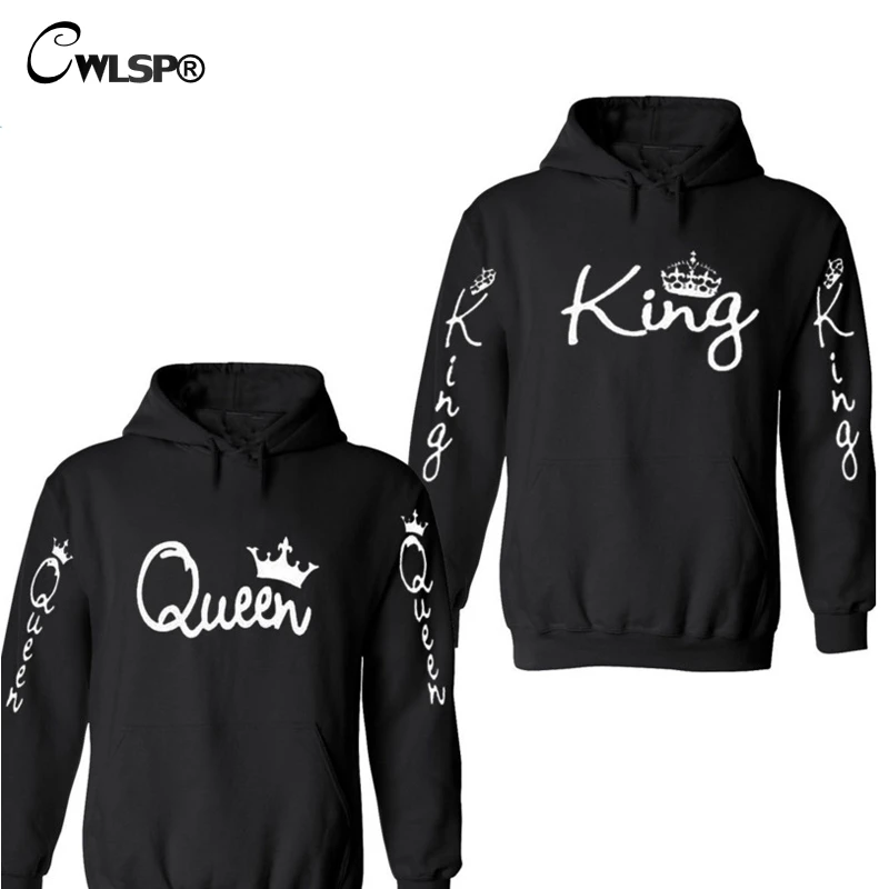 Par Sudadera Con Capucha Del Rey De La Reina - Compra