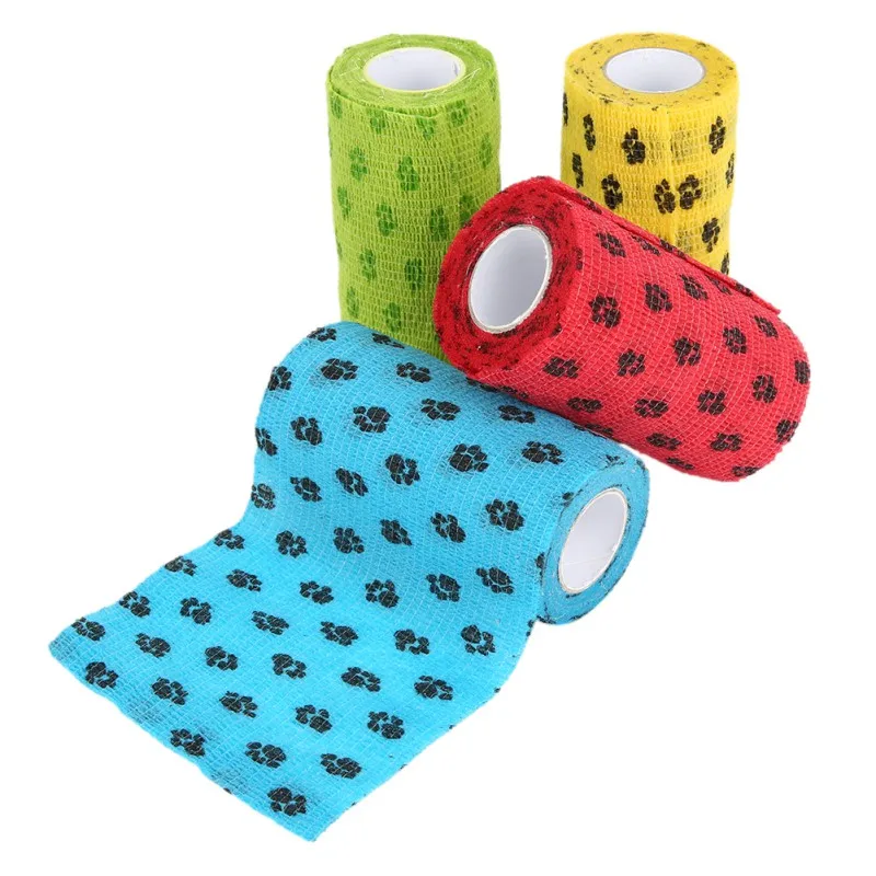 Pet Dog Cat Health Wrapping Bandage Breathable Tearing Non woven Cloth