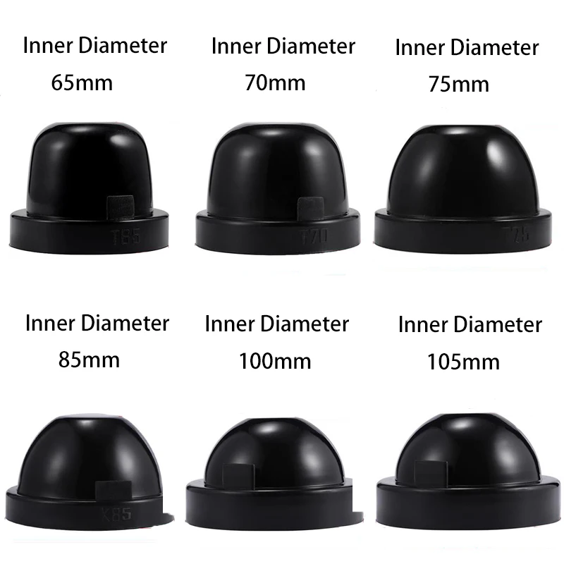 

1 Piece Car HID LED Headlight Dust Cover Sealing Cap Rubber Waterproof Dustproof Headlamp Cover 60 65 70 75 80 85 90 95 100mm