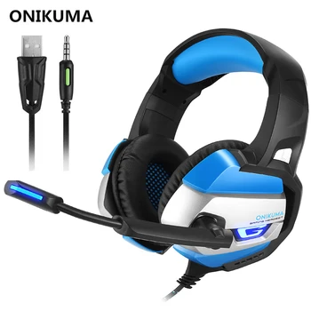 

Best Gaming Headset Gamer casque Deep Bass Gaming Headphones for Computer PC PS4 Xbox one Laptop Notebook with Microphone LED