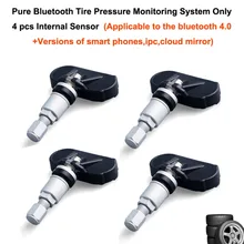 Intelligent Pure Bluetooth Tire Pressure Monitoring System 4pcs Internal Sensor