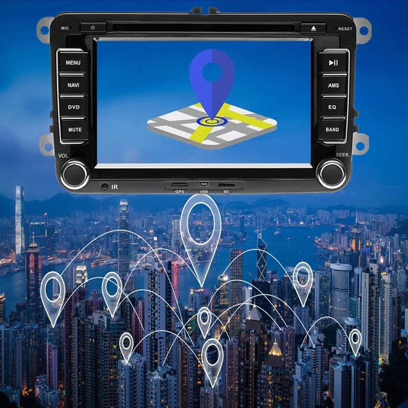 Clearance 7 inch Car Multimedia player 2 Din Car DVD Rear View Mirror Monitor Camera Video Auto Parking Assistance Night Vision Reversing 6