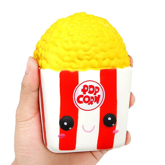 Squishy Popcorn Squishies Slow Rising Cream Scented Original Kids Toy Gift - Mobile Phone Straps -