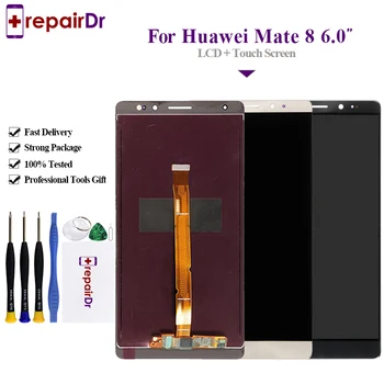 

100% Tested Lcd For HUAWEI Mate 8 LCD Display Touch Screen Digitizer Assembly 6.0'' For HUAWEI Mate 8 LCD Screen With Frame