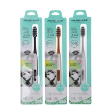 1 шт. Мужская зубная щетка мягкая щетина зубная щетка из древесного угля путешествия дружественная Стоматологическая Уход принадлежность для чистки