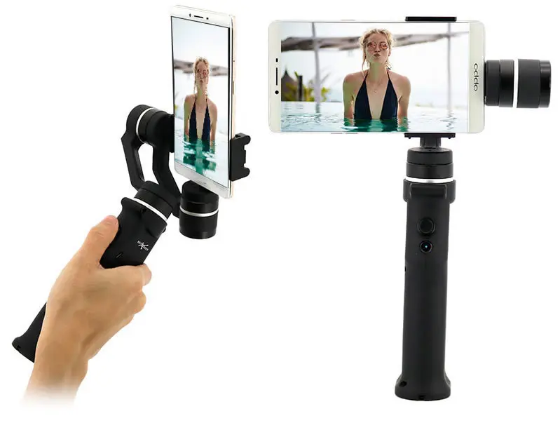  Three-axis Handheld Mobile Phone Gimbal Camera Anti-shake Video Electronic Smart Stabilizer for Dsl