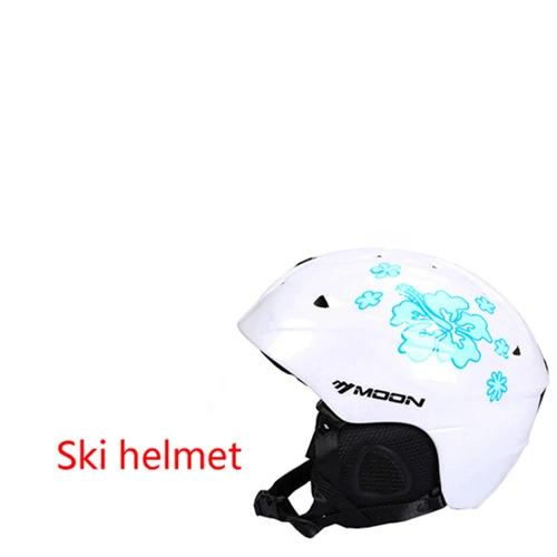 Лыжный шлем+ двухслойные очки интегрально-Литые лыжные лыжи/сноуборд/скейт/скейтборд/шпон шлем+ противотуманные лыжные очки - Цвет: 23
