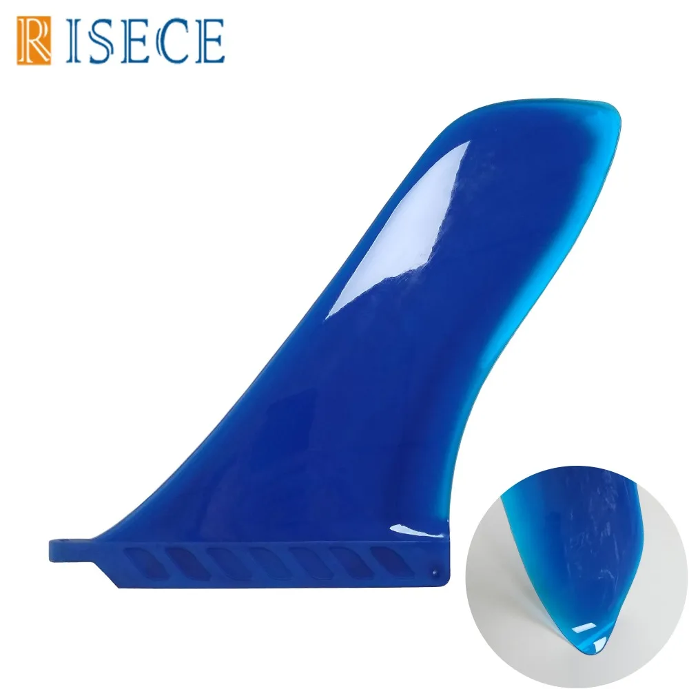 

TPU Soft Plastic Surfboard Longboardd Fins 9inch Center Fin Soft Nylon Flex Single Touring Fin Set 1PC
