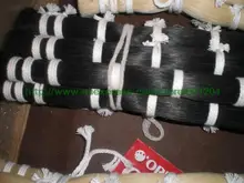 Black Horse hair 82cm 4bundles(1LBs/bundle), Mongolia Black bow hair unbleached