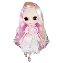 Free Shipping 30cm Rainbow BJD Doll 1/6 Cute Fashion Body Joint Doll With Long Curl Hair High Quality Toy For Children As Gifts Free Shipping 30cm Rainbow BJD Doll 1/6 Cute Fashion Body Joint Doll With Long Curl Hair High Quality Toy For Children As Gifts