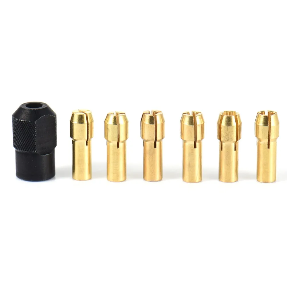Buy 7Pcs/Lot Brass Drill Chucks Rotary Tools With