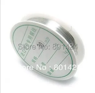 

Free shipping 4 roll 87-22 DIY jewelry copper wire 0.3mm Silver plated golden plated