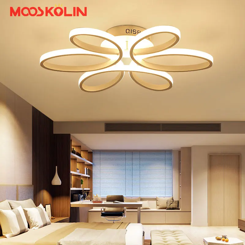 

Mooskolin New Acrylic Modern Led ceiling Chandelier lights For Living Room Bedroom Home Dec lampara de techo led moderna Fixture