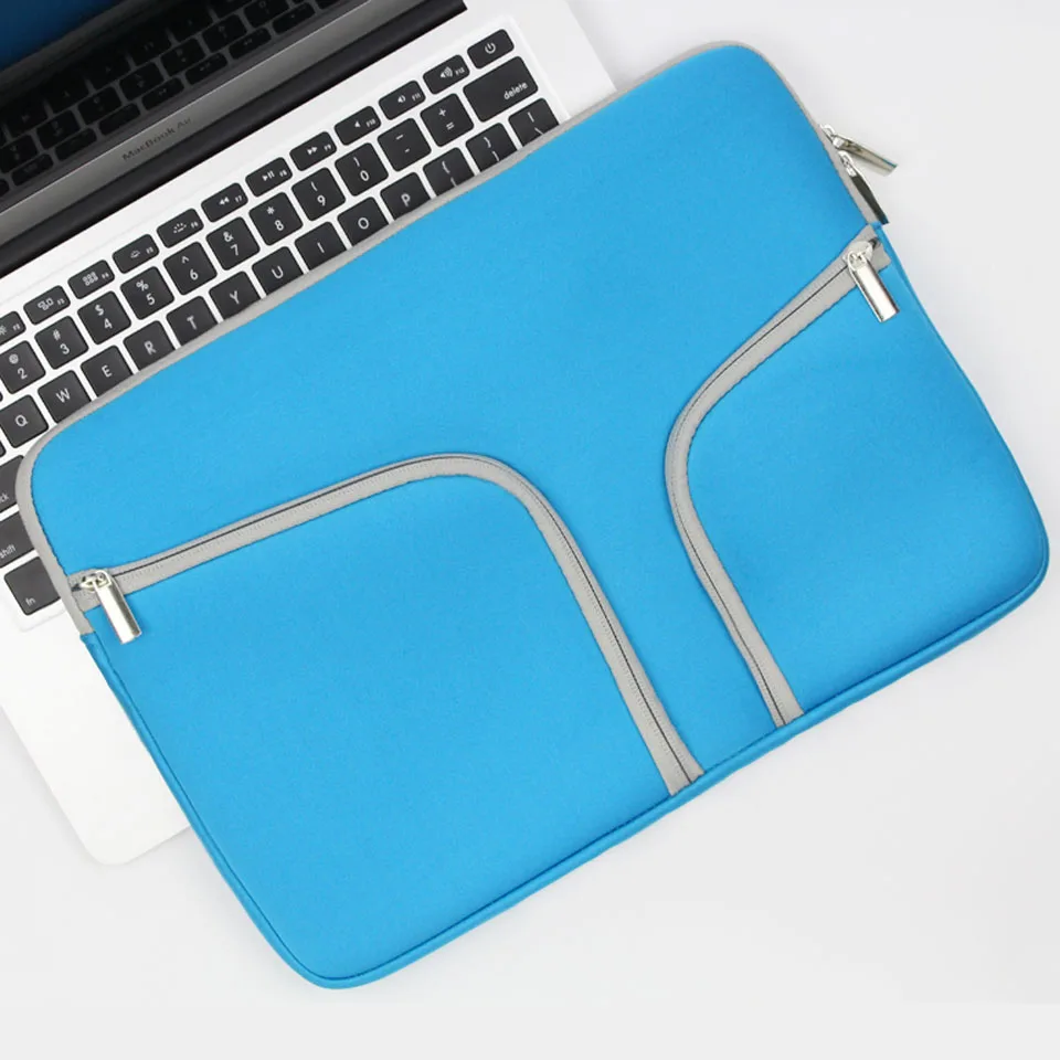 ZVRUA двойной рот сумка для ноутбука рукав чехол для Macbook Pro Air retina 11 13 15 Mac book 13,3 дюймов