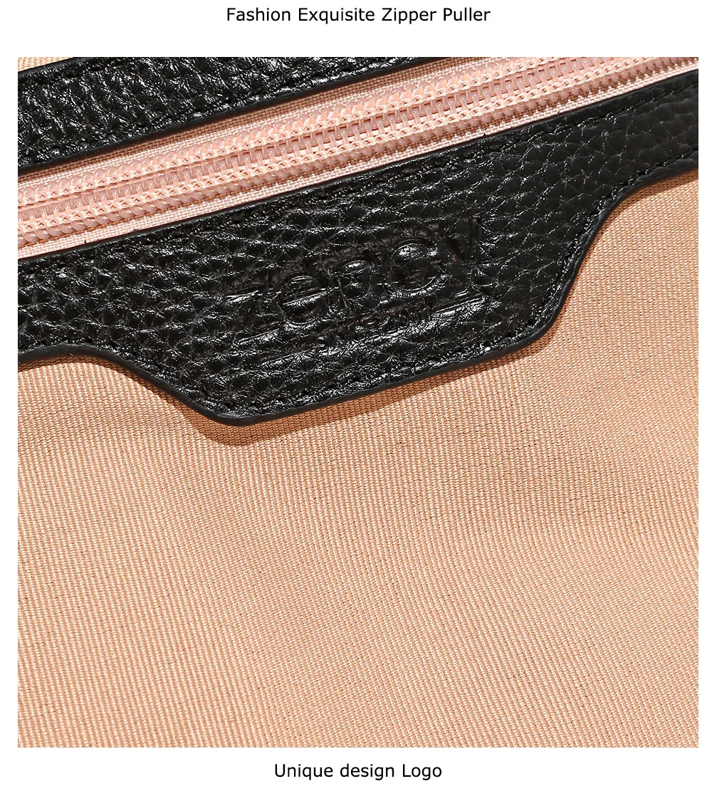 Zency, повседневная женская сумка-мессенджер, натуральная кожа, коричневая сумка, модная женская сумка через плечо, черная сумочка с клапаном