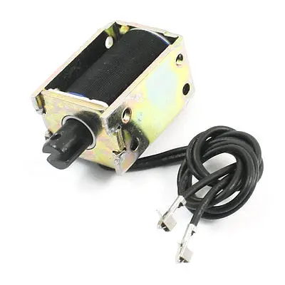 

DC 24V 0.35A 2-Pin Connector Push Type Solenoid Electromagnet 5mm 500g