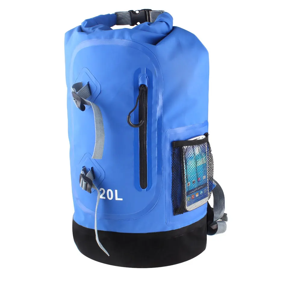 

3 Colors 20L Large Waterproof Floating Dry Bag Backpack Drift Sports Hiking Camping outdoor high quality Travel Kits Equipment