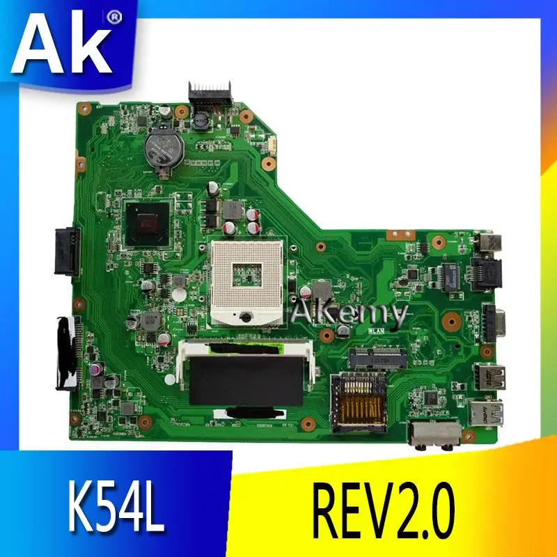 AK REV 2,0 K54L материнская плата для ноутбука ASUS K54L X54H X54L ноутбук тест оригинальная материнская плата REV2.0 GM