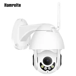 Hamrolte мини PTZ наружная ip-камера 5xzoom 1080 P 960 P скорость купольная камера двойной свет аудио запись водостойкий удаленный доступ CamHi