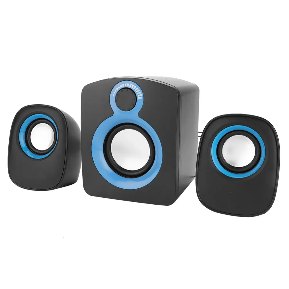 USB 2.1 JT081 Heavy Bass Computer Speakers Noise Cancelling Stereo