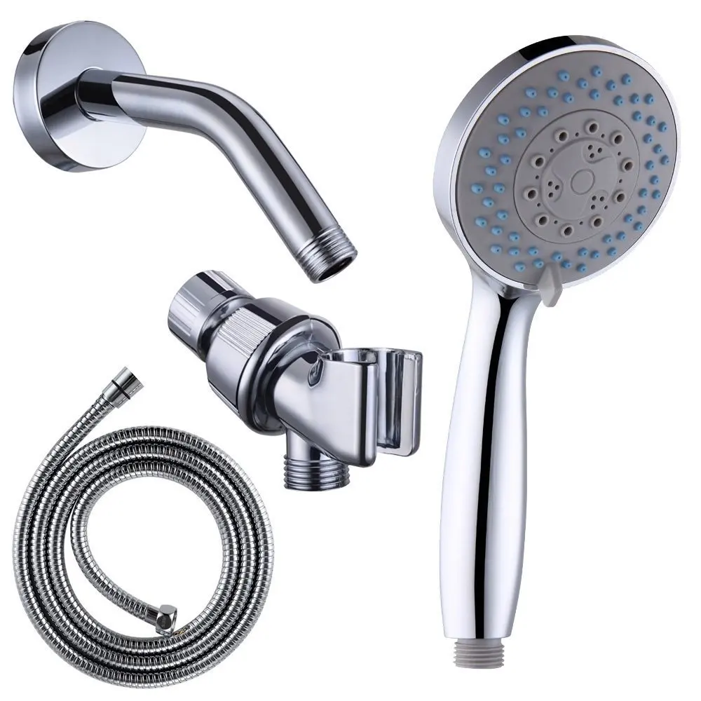 KES DP400 Bath FOUR Function Handheld Shower Head with Extra Long Hose