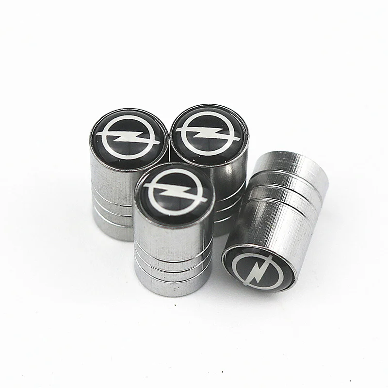 

4pcs Car Wheel Tire Valves Tyre Air Caps case for Opel Astra H G J Insignia Mokka Zafira Corsa Vectra car accessories