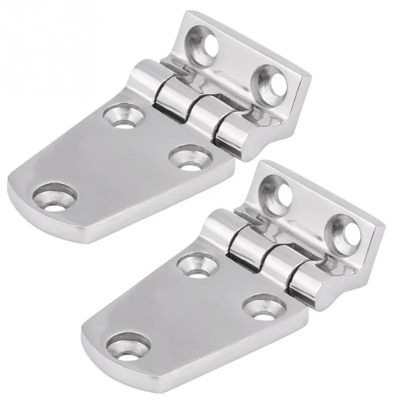

2pcs Stainless Steel Flush Door Hatch Compartment Folding Bending Hinge Casting for Boat Marine Boat Accessories Marine