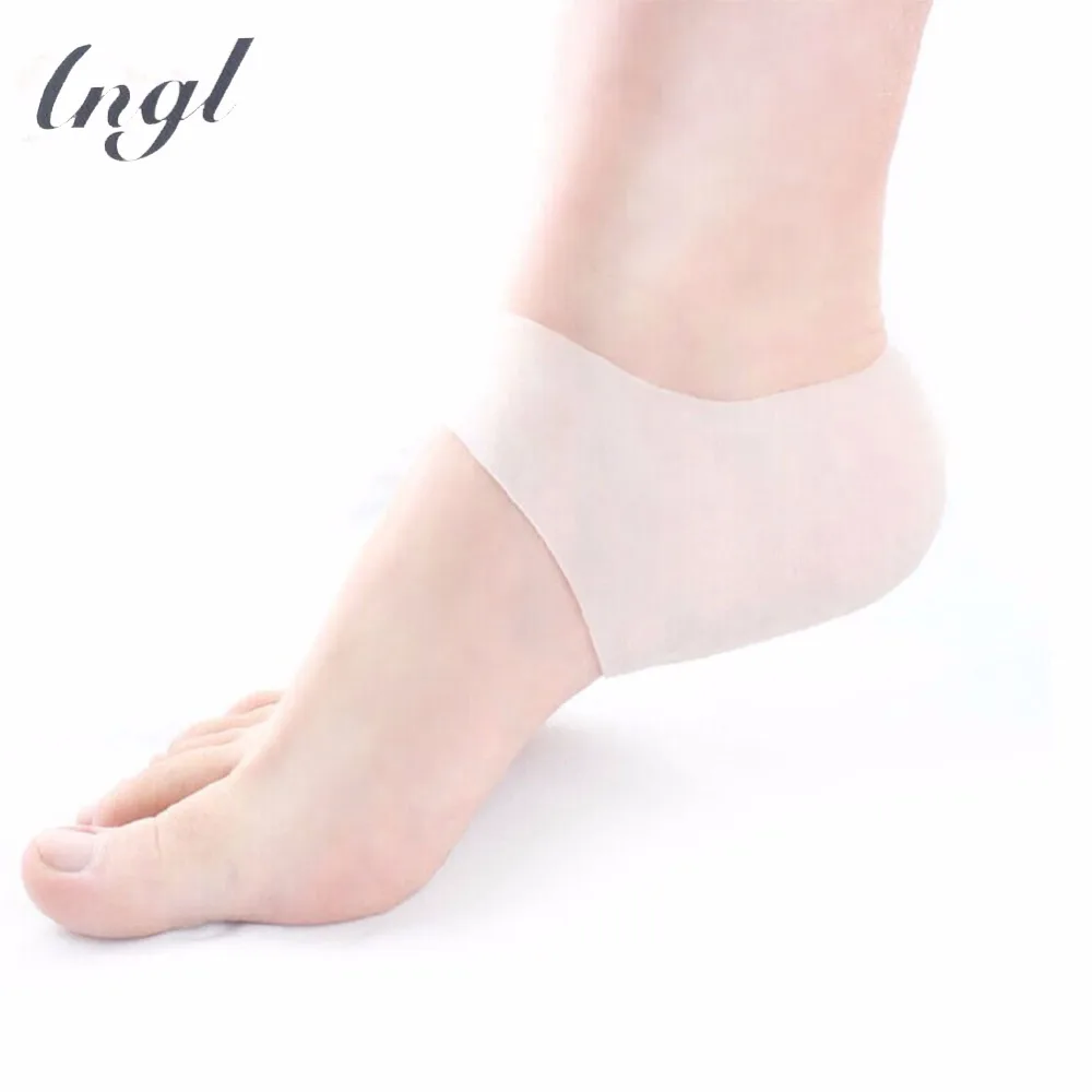 1 пара подошвенного фасцита амортизирующие силиконовые Увлажняющие гелевые носки для пятки трещина защита и уход за кожей стопы облегчение боли