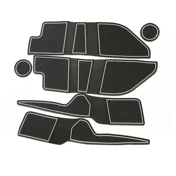 

Car Door Groove Mat For Ford Mondeo 2007-2012 Non-slip Rubber Cup Holder Sticker Gate Slot Pad Door Groove Mat Car Styling