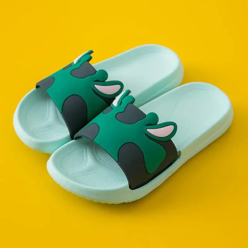 

Summer Kids Boys Home Slippers Animal Cartoon Badslippers Kinderen Room Skid Keep Warm Girls Slippers For Children Multi-color