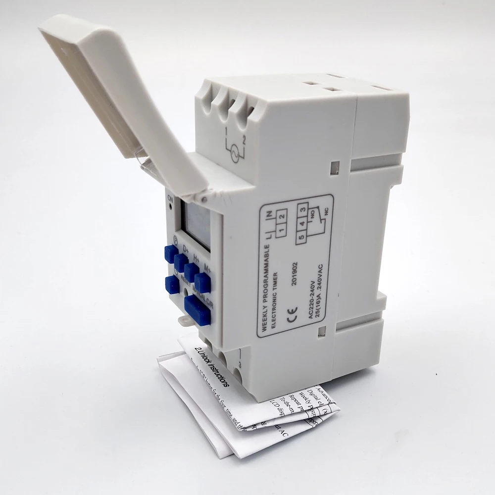 AC 12V 24V 110V 220V цифровой LCD Таймер питания программируемый реле времени 15A|Таймеры| |