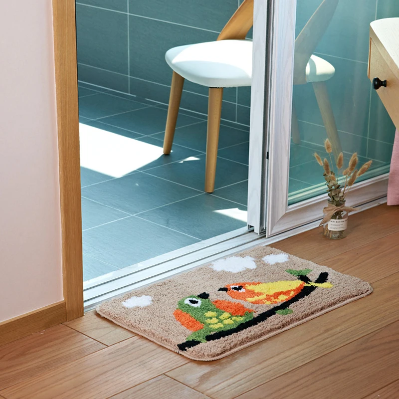 WHISM Anti Slip Kitchen Mat Water Absorb Bathroom Carpet Entrance