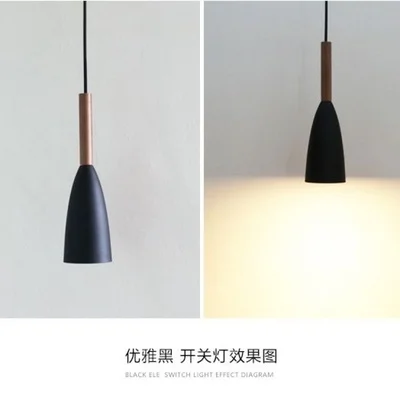 Современный светодиодный подвесной светильник для столовой, тройная Подвесная лампа E27, металлическая Подвесная лампа, черный подвесной светильник, кухонная лампа - Цвет корпуса: black