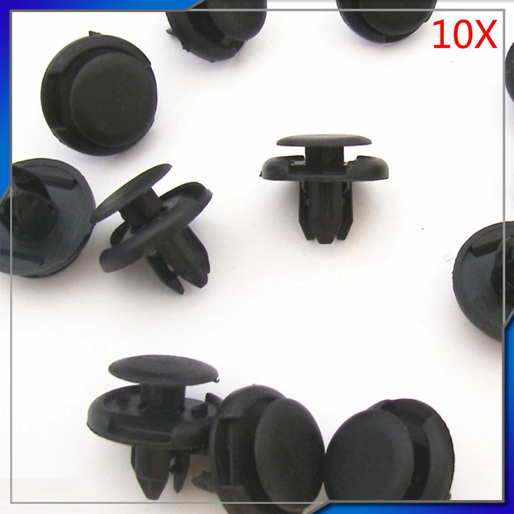 25x9.5mm 20Pcs Nylon Fit GM Fascia Push-Type Retainer Fastener Rivet Clip 25x9.5mm 20Pcs Nylon Fit GM Fascia Push-Type Retainer Fastener Rivet Clip