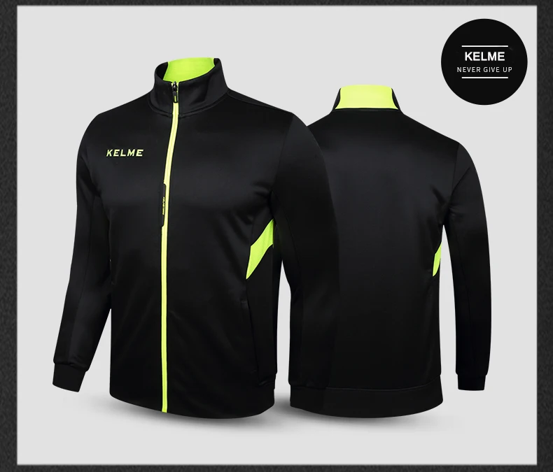 KELME куртка для бега Мужская дышащая быстросохнущая тренировочная куртка Джерси пальто для занятий спортом на открытом воздухе походная одежда 3871304