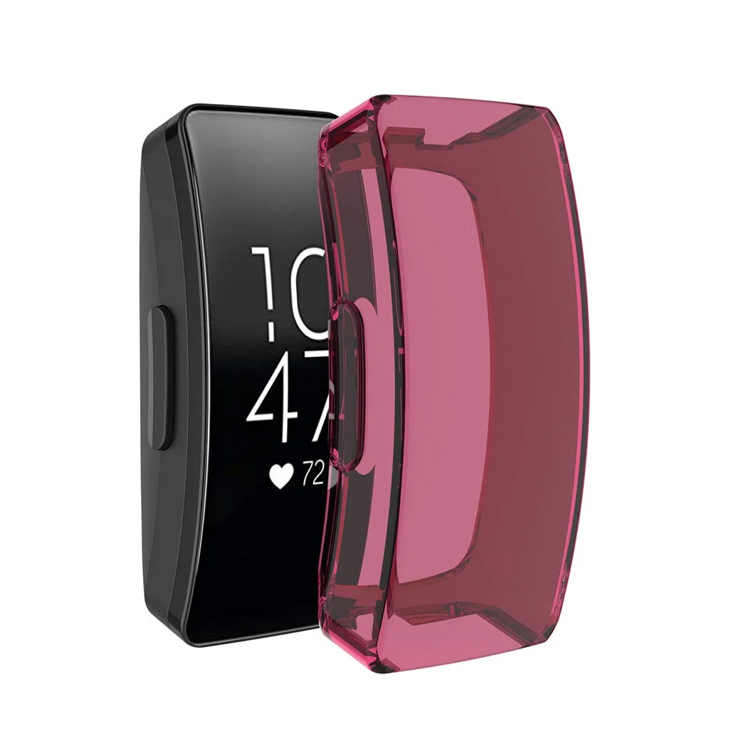 Модный мягкий ультратонкий защитный чехол из ТПУ Для Fitbit Inspire/InspireHR/Ace2, новинка, фиолетовые аксессуары для часов