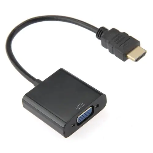 Абсолютно адаптер Mini HDMI Мужской Женский аудио кабель 1080p VGA цвет черный